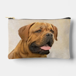 Dogue de Bordeaux Painting Original Pet Dog Art Accessory Pouch