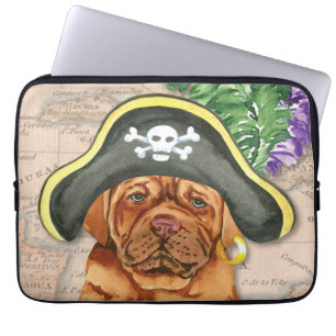 Dogue de Bordeaux Pirate Laptop Sleeve