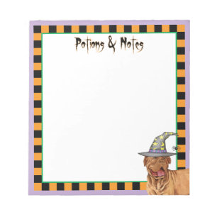 Dogue de Bordeaux Witch Notepad