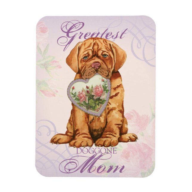 Dogue Heart Mom Magnet (Vertical)