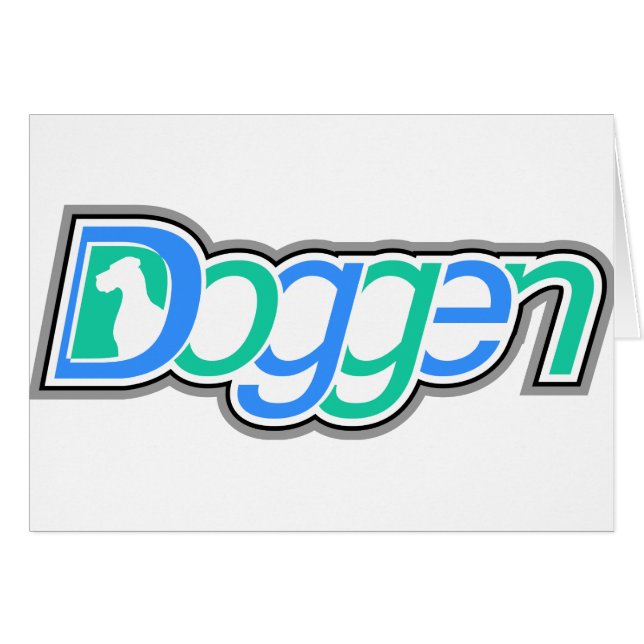 Dogue Texte avec tête (Devant horizontal)