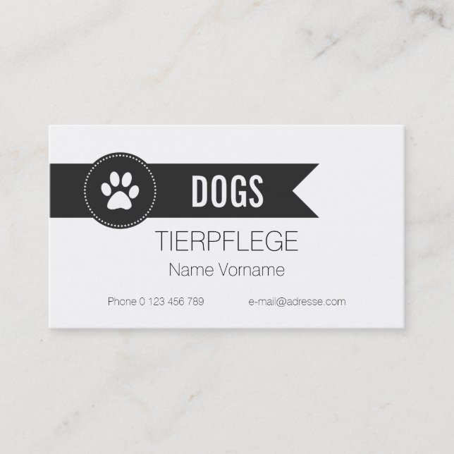 dogus business card (Front)