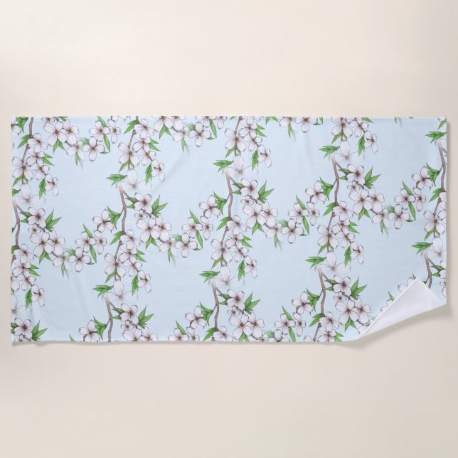 Dogwood Beach Towel (Front)