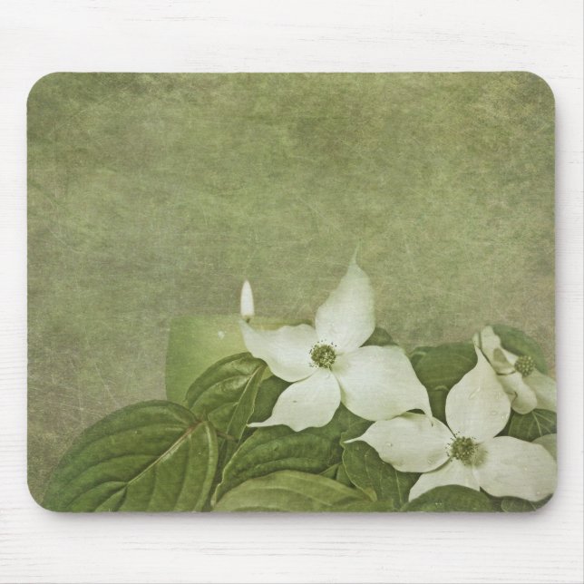 Dogwood Blossoms Mouse Pad (Front)