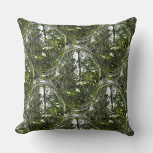 Dogwood Bubbles... Throw Pillow