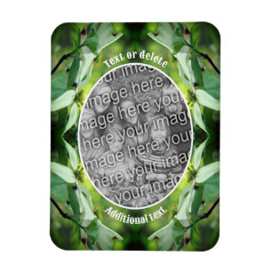 Dogwood Flower Personalized Create Your Own Photo Magnet