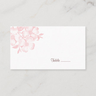 Dogwood Flower Place Card