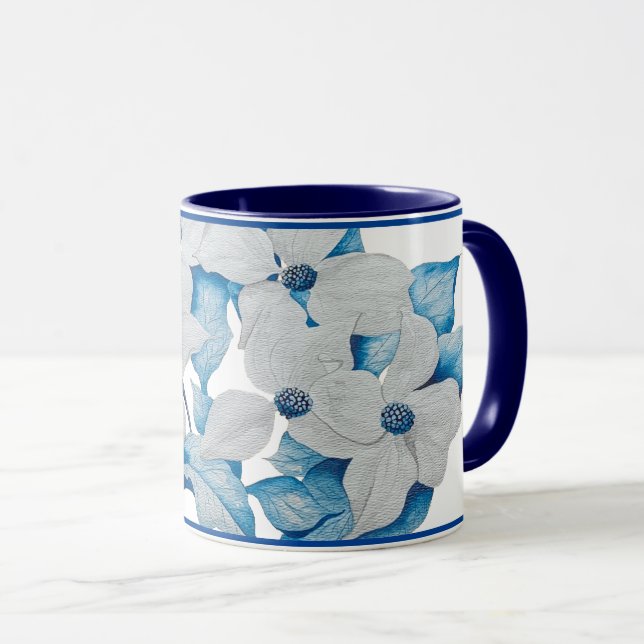 Dogwood Flowers on a Combo Mug (Front Right)