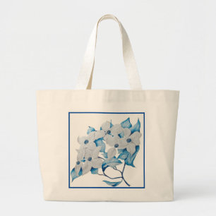 Dogwood Flowers on a Jumbo Tote