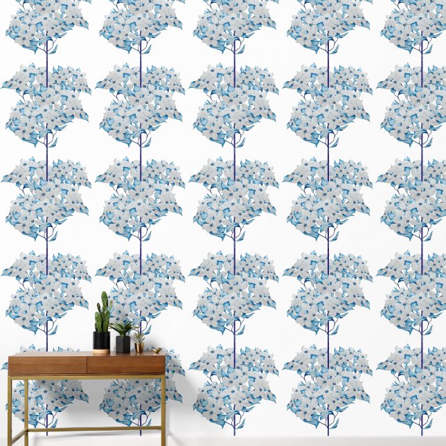 Dogwood Flowers on a  Wallpaper (Hallway)