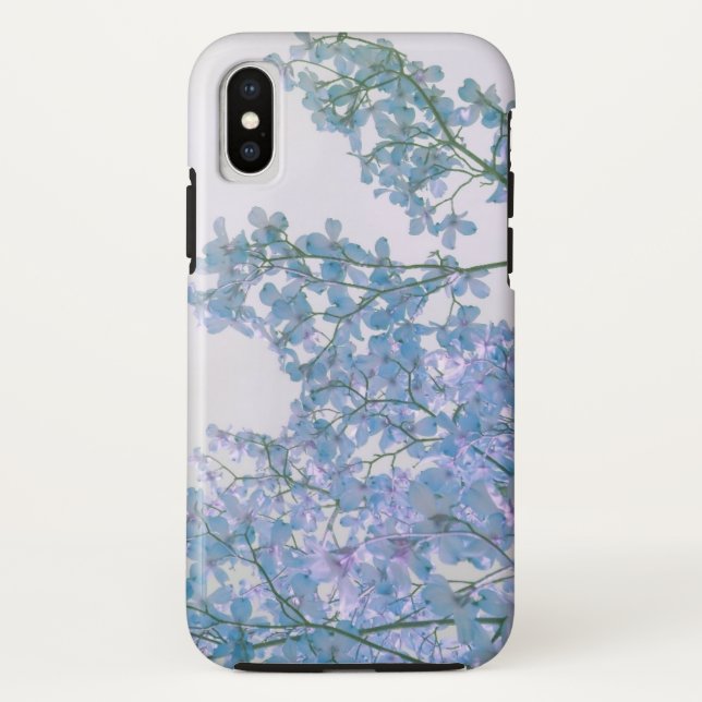Dogwood Flowers Purple Lavender Tinted Nature Art Case-Mate iPhone Case (Back)