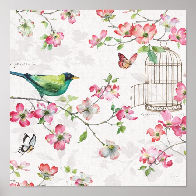 Dogwood Garden Poster (Front)