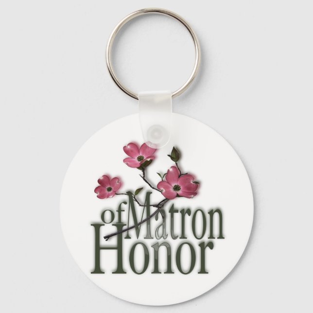 Dogwood/ Matron of Honour Keychain (Front)