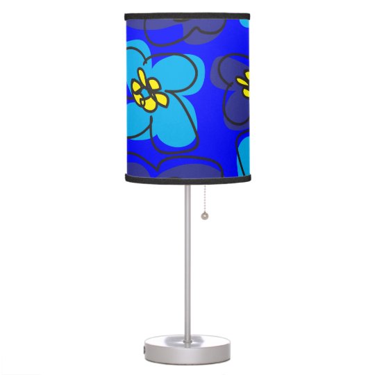 Dogwood Retro Lamp in Mysterious Deep Blue