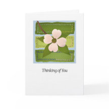Dogwood "Thinking of You" Art Card 