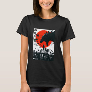 Dogzilla Dog Japanese Art Funny Dog Gifts For Men T-Shirt