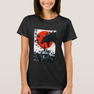 Dogzilla Dog Japanese Art Funny Dog Gifts For Men  T-Shirt