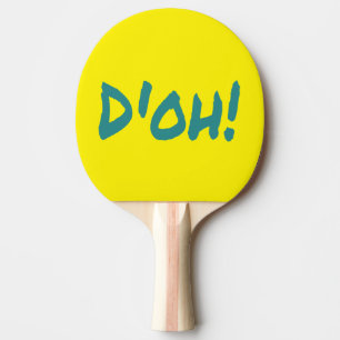 D'OH! Funny Classic 90's Ping Pong Paddle