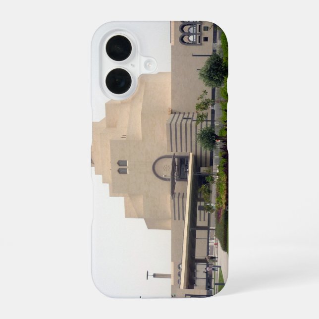 doha islamic museum iPhone 16 case (Back)