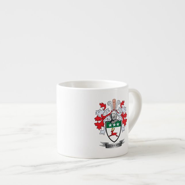Doherty Coat of Arms Espresso Cup (Front Right)