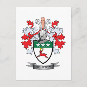 Doherty Coat of Arms Postcard