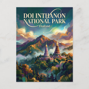 Doi Inthanon National Park Thailand Postcard