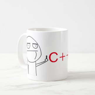 Doigt moyen C++ Tasse de café des programmeurs