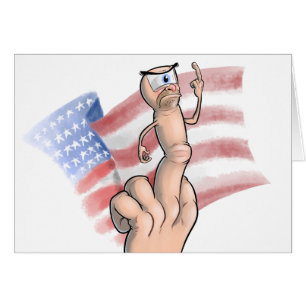 Doigt moyen patriotique