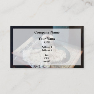 Doily and Crochet Thread Business Card