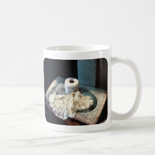 Doily and Crochet Thread Coffee Mug