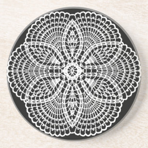 Doily Art Coaster
