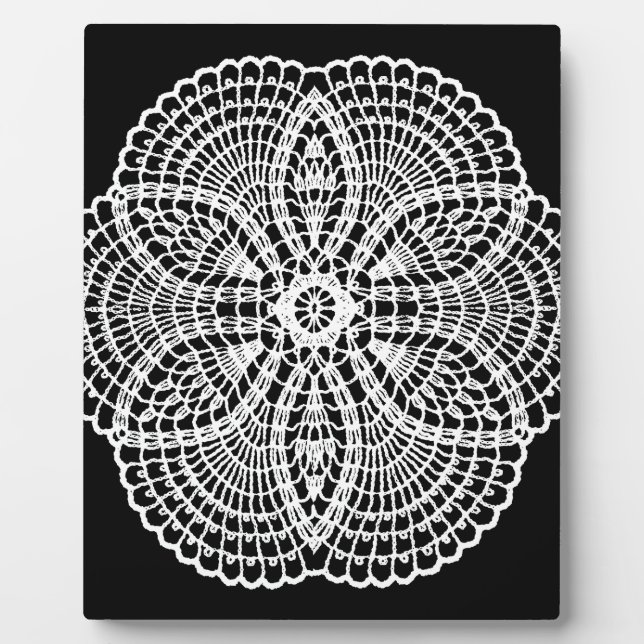 Doily Art Plaque (Front)