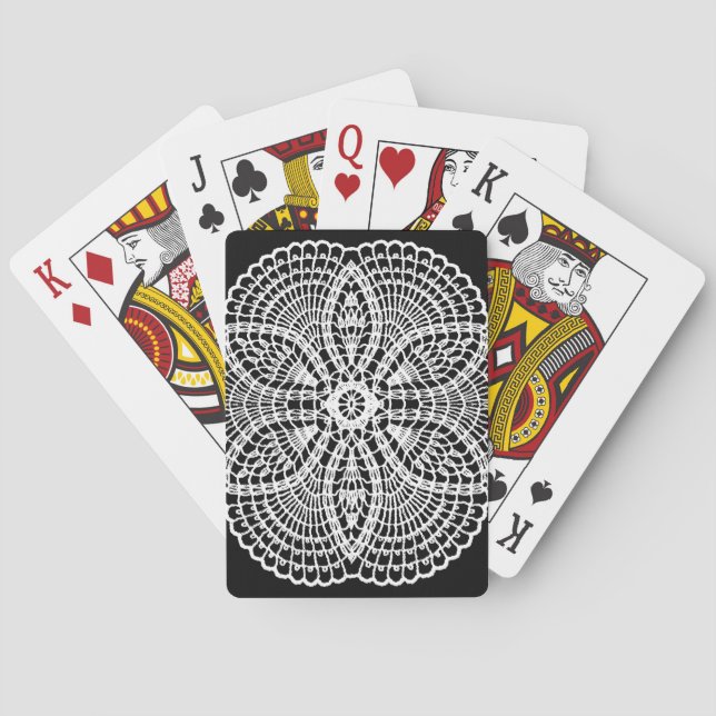 Doily Art Playing Cards (Back)