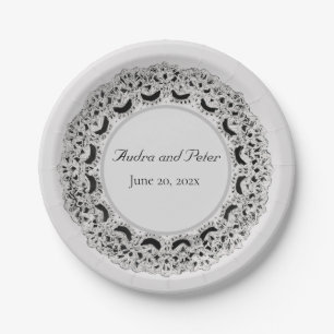 Doily Design Paper Plate