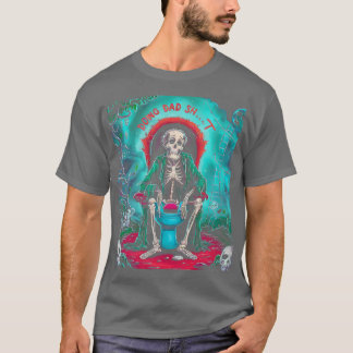 Doing Dad Skeleton Toilet T-Shirt