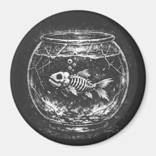 "Doing Great" - Goldfish by BurnsInHell Magnet