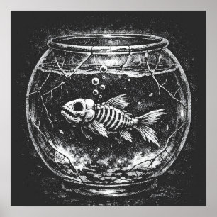"Doing Great" - Goldfish by BurnsInHell Poster