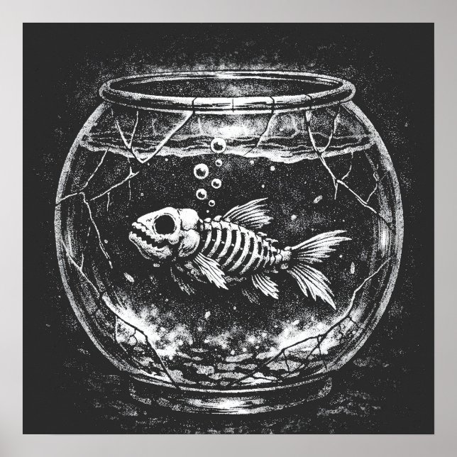 "Doing Great" - Goldfish by BurnsInHell Poster (Front)