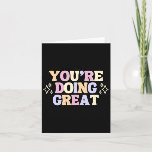 Doing Great Mental Health Awareness Card
