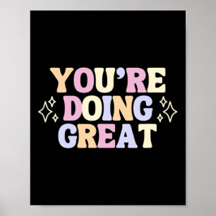 Doing Great Mental Health Awareness Warrior  Poster