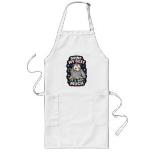 Doing my best opossum humour long apron