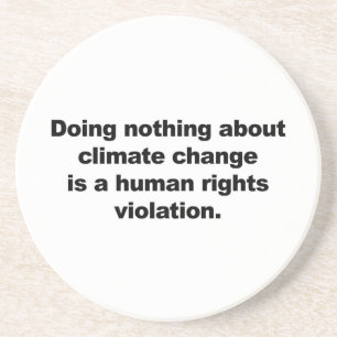 Doing nothing about climate change coaster