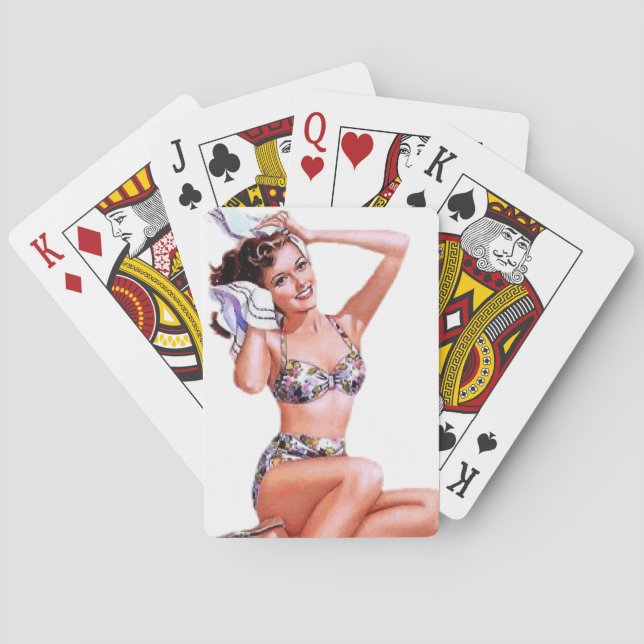 Doing the Do Pin Up Playing Cards (Back)