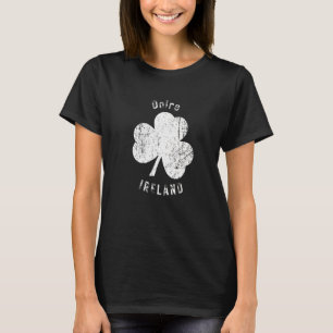 Doire Derry Ireland Vintage Shamrock Distressed Lo T-Shirt