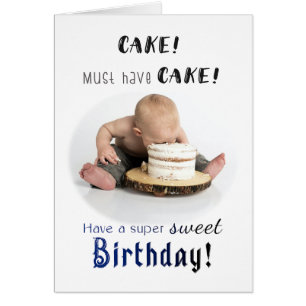 Doit Avoir Un Gâteau Drôle Carte Anniversaire