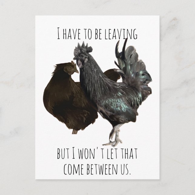 doit quitter la carte postale (Devant)