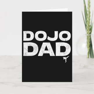 Dojo Dad Martial Arts Funny Father's Day Gift For  Card