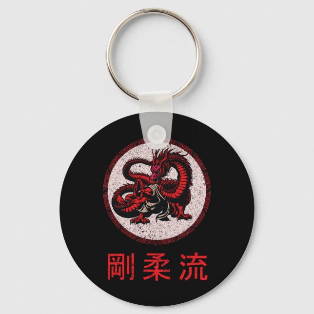 Dojo Training Karate Best Legacy Of Traditional Ma Keychain (Front)