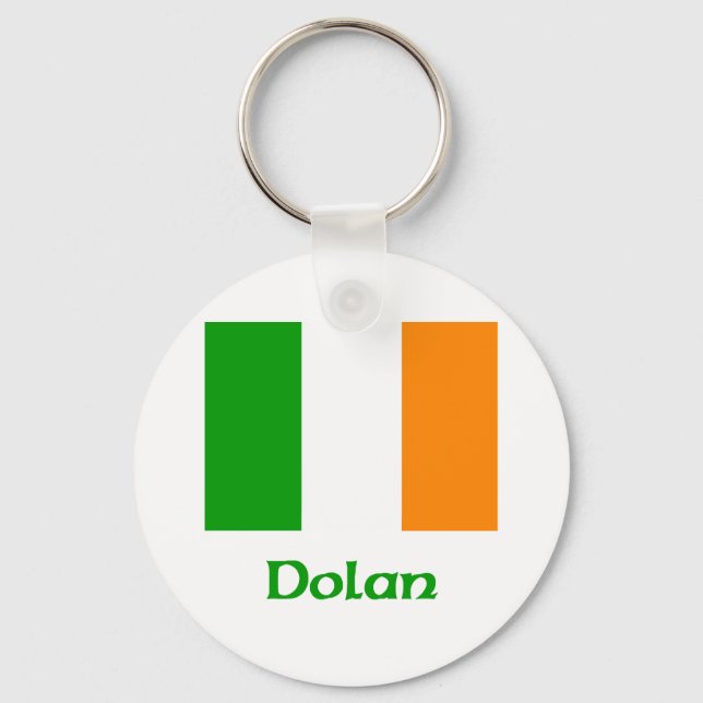 Dolan Irish Flag Keychain (Front)