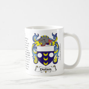 Dolan, Origin, Meaning and the Crest on a mug